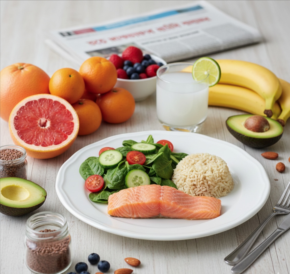 উচ্চ রক্তচাপের রোগীর খাবার